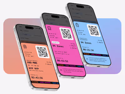 NJ Transit App Redesign - UX UI Design