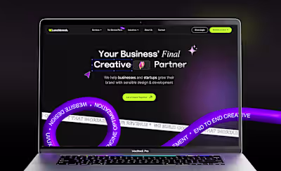 Lunchbreak Creative Agency Hero Redesign 