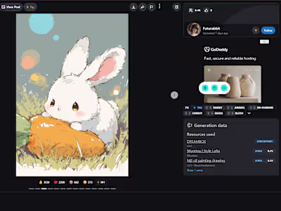 CivitAI, AI image generate project