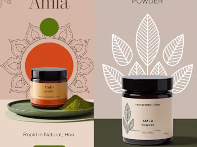 Amla Powder Social Media Post Design
