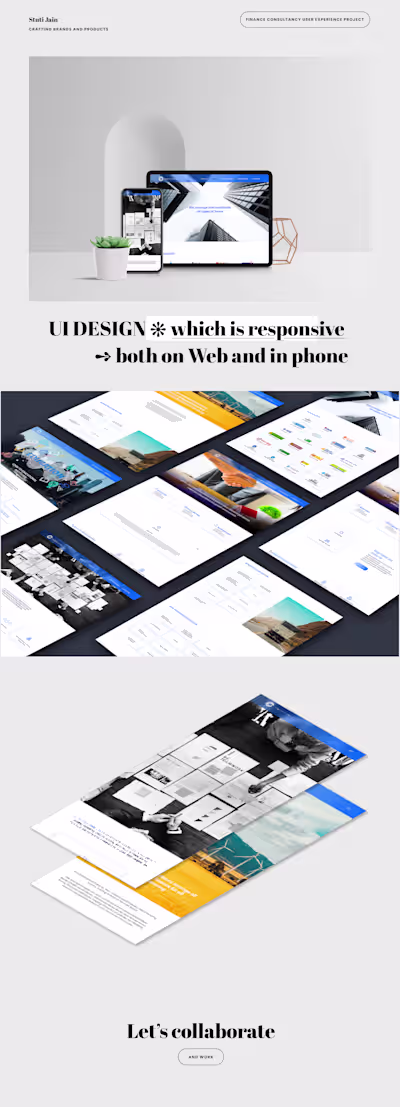 UI Design for Consultancy 