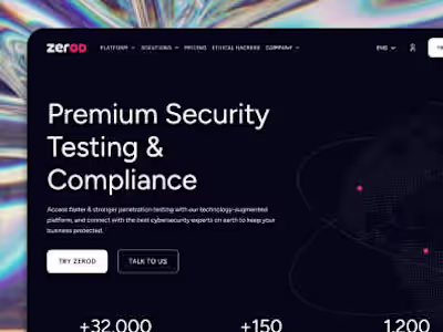 Zerod's Website redesign