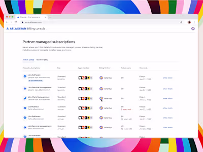 Partner managed subscriptions