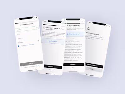 Opportuland — Job Search & Career Discovery App UI