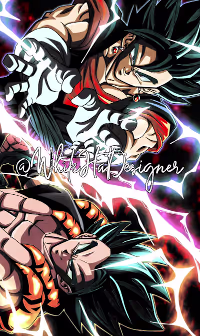 Ultra Vegito vs Ultra Gogeta.