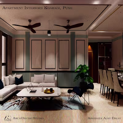 Apartment Interiors, Kharadi, Pune