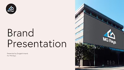 MG Rays Logo Design on Behance