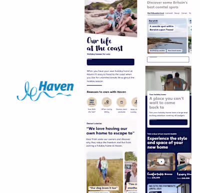 Heaven Caravan Sales App Redesign