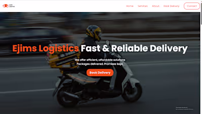 Ejims logistics Website