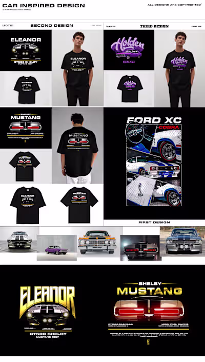 Vintage Car t shirt designs