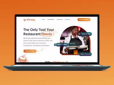 Disheey Website Redesign | Figma Design
