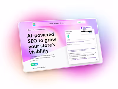 Zion SEO landing page