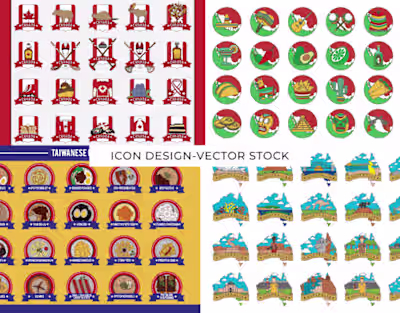 Icon Design - Stock Vector Asset