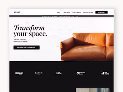  Marketing and Shopping Website Redesign