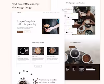 Next Day Coffee Website