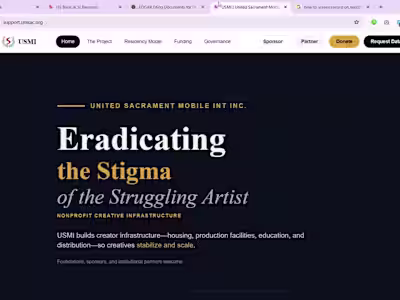 Discover Our Creative Infrastructure Non-Profit Initiative