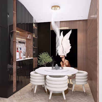 Luxury Interior Deisgn 3D Rendering 