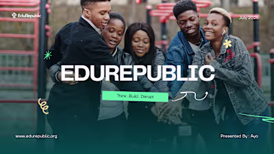 Edurepublic Pitch Deck Design