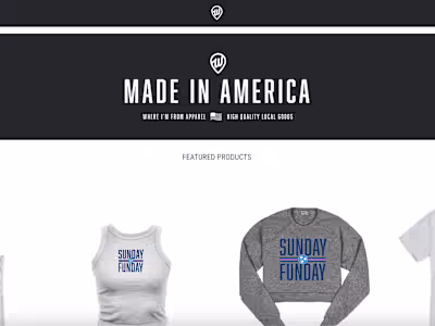 Where I'm From - E-commerce store