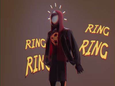 Spiderverse inspired renders