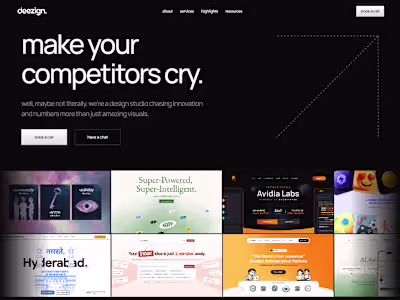 deezign portfolio. check it out to know about us.