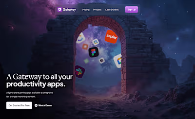 Notion rejected me. So I designed this landing page mockup f...