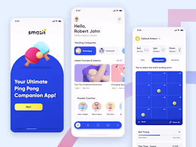 Ping Pong App