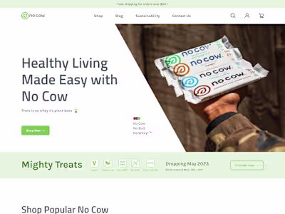 Website Analysis & Redesign  - NoCow