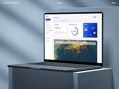 Trackr- UX/UI Case Study on Behance