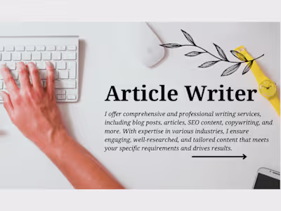 Writing Article