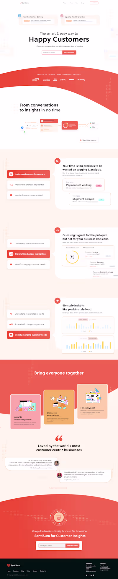 Website design for a London based Saas company 