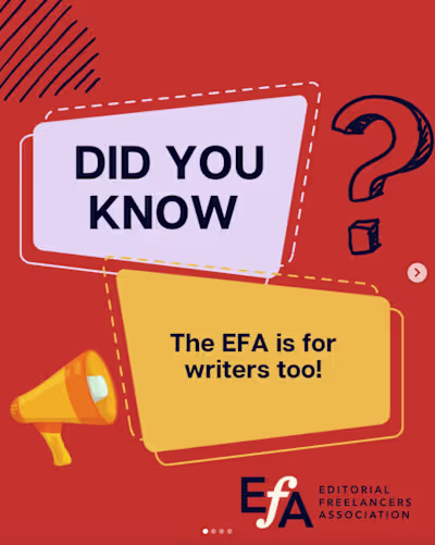 Event Graphics for Editorial Freelancer Association