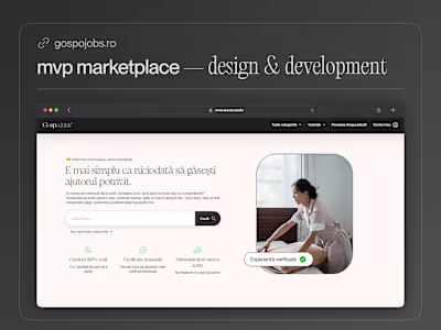 mvp marketplace — design & development