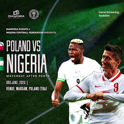 Nigeria's Super Eagles Matchday Flyer