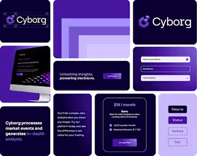 Branding for Cyborg -an Online Platform for Traders