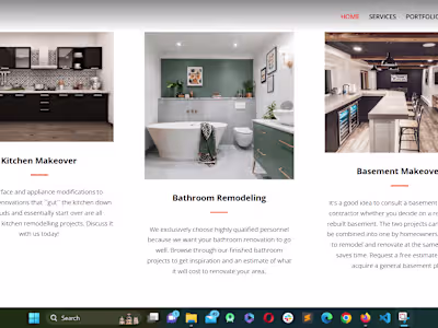 Construction and Renovation Business Wordpress Web Development