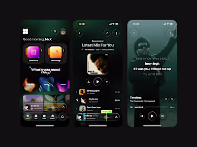 Design for the mood. Remove the noise. Let the music breathe...