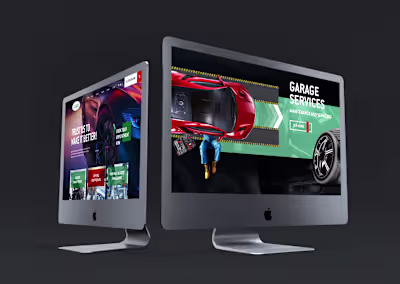 Car repair and bodyshop garage
