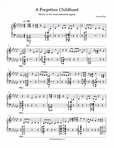 A Forgotten Childhood