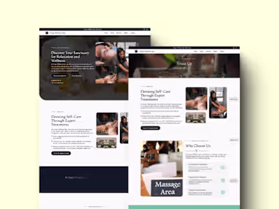 Origin Wellness Spa - Framer Website Development