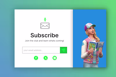 Day 026 — Subscribe | 100 days UI challenge