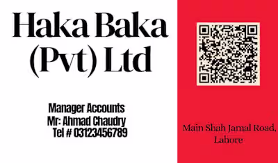 Business Cards for my client