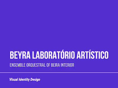 BEYRA Laboratório Artístico - Visual Identity Design