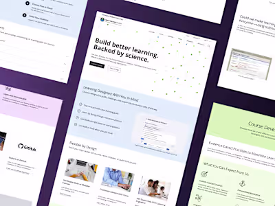 OLI Website: End-to-End Platform Redesign