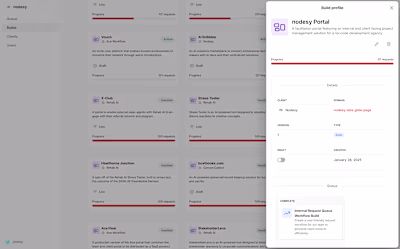 Project & Operations Portal for an automation agency.
