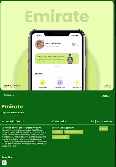 I designed the Emirates app,