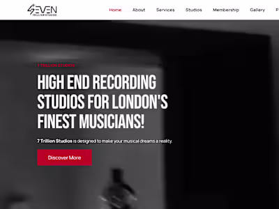 7 Trillion Studios – Music Recording Studios