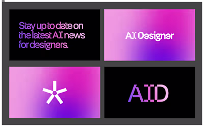 Logo for my new channel—AI news for designers How's it?