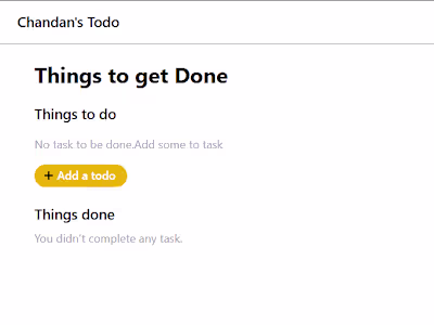 TO-DO APP