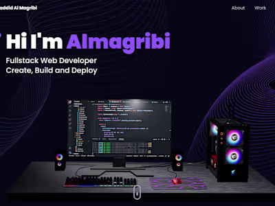 3D Portfolio Website